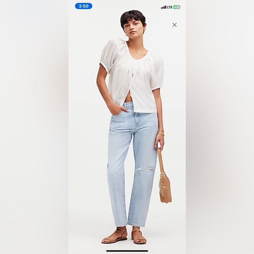 Madewell The 90s straight crop